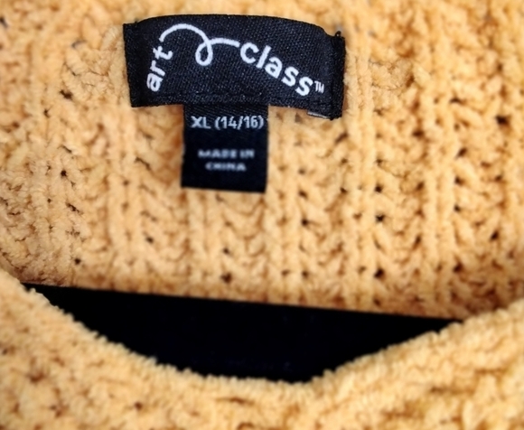 Marigold Art Class Knit Sweater   Size 14-16 - Picture 4 of 6